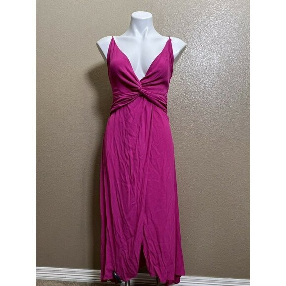 Zara Dresses & Skirts - Zara Dress Long Wrap Dress Fushia Size S New $69 2298 174